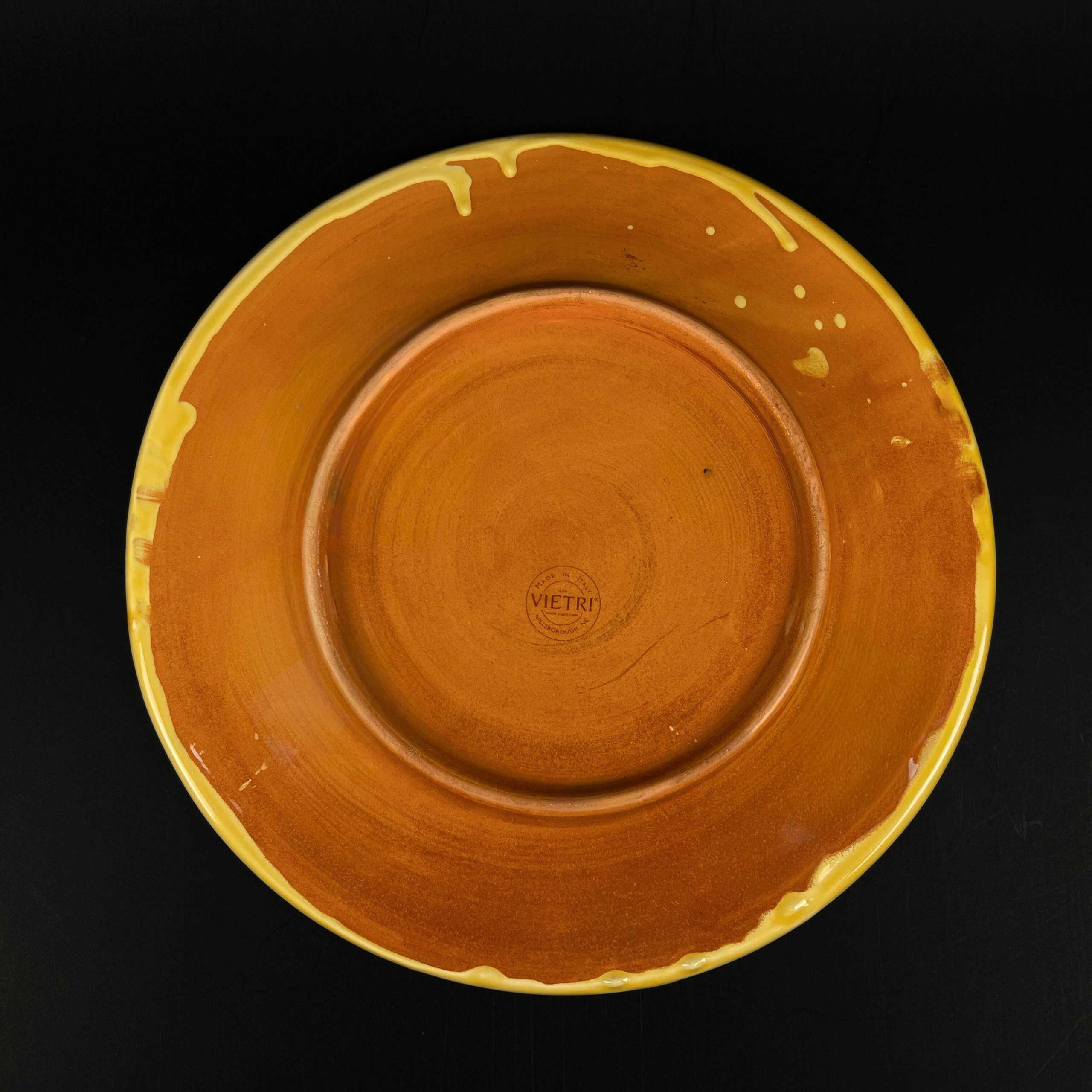 Vintage Vietri Paesano 12 inch Dinner Plate, Hand-painted Italian Pottery - Image 5