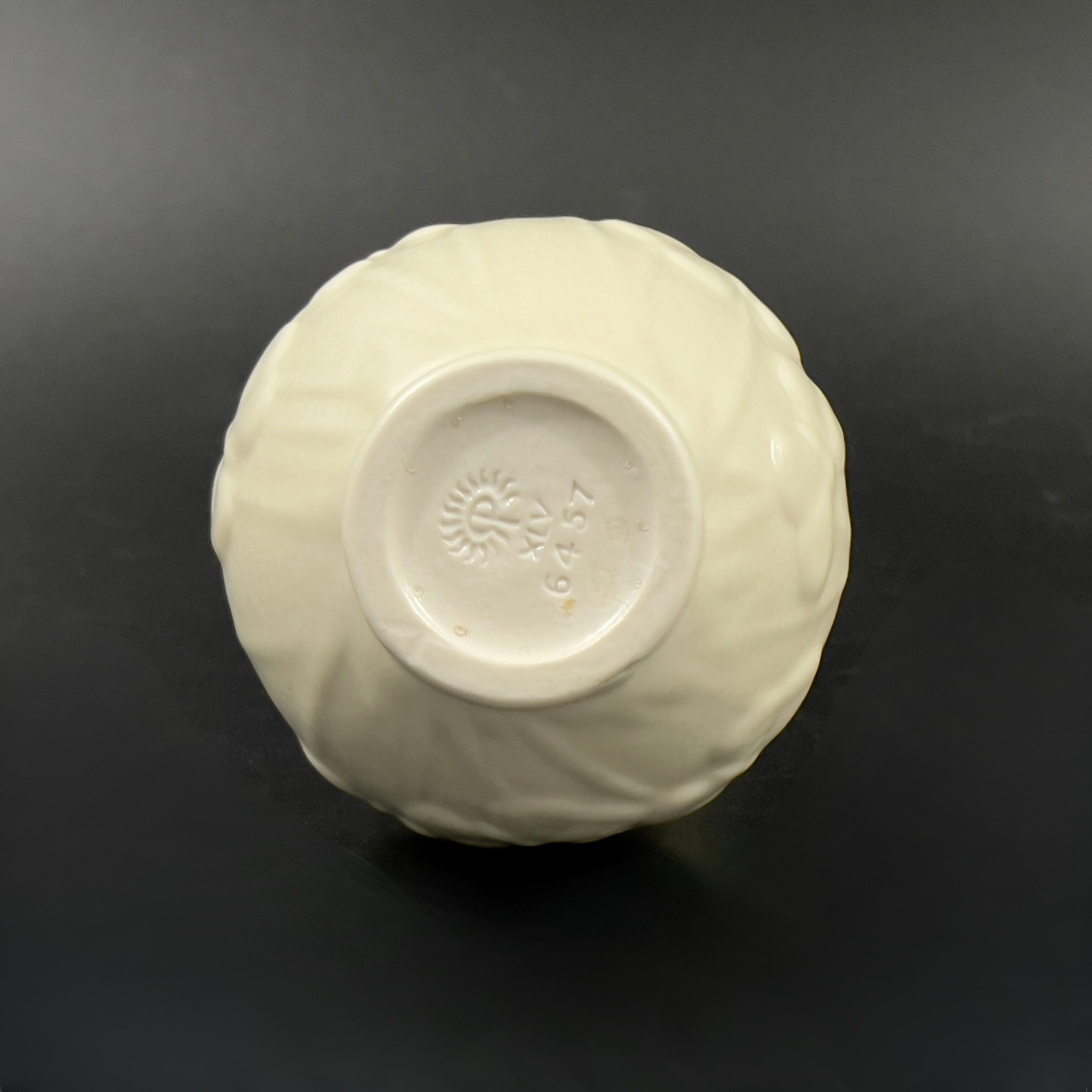 Vintage Rookwood Pottery Vase: Ivory Butterfly Floral, 1945 No. 6457 - Image 10